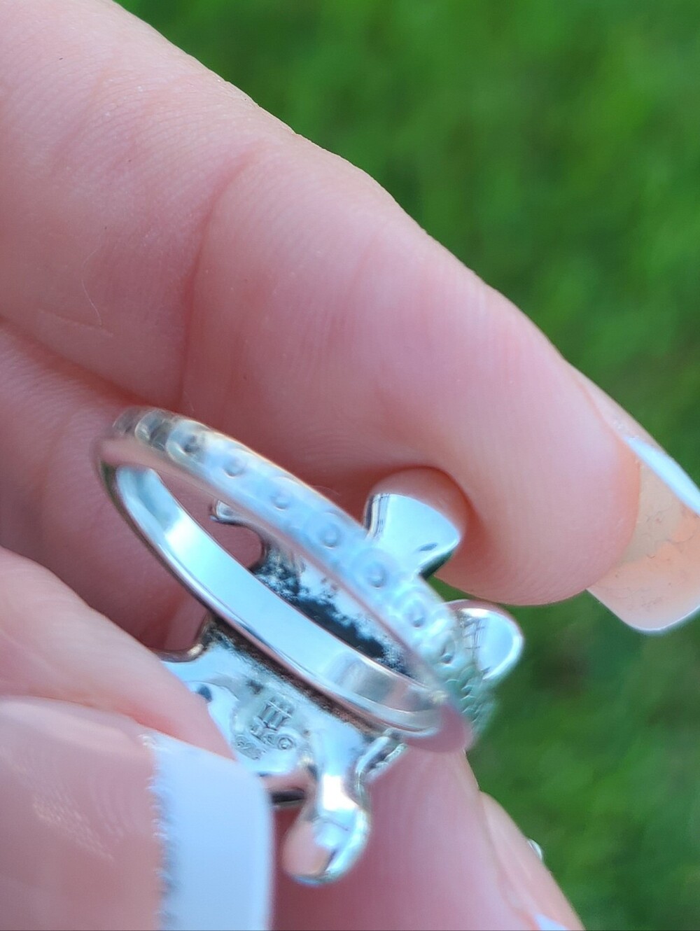 James Avery Turquoise Turtle Ring Size 5 - Picture 6 of 11